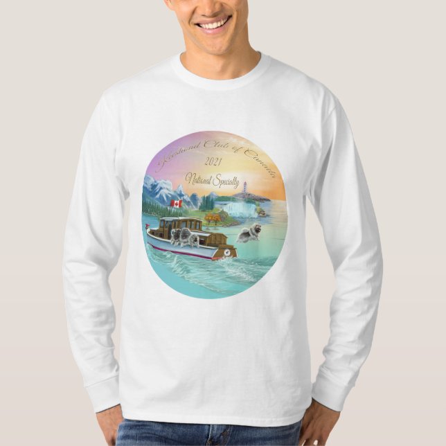 T-shirt Long Sleched Tee - avec le logo national de KCC (Devant)