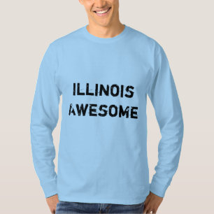 T-shirt Long Sleeve avec citation de l'Illinois
