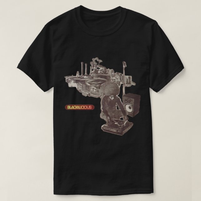 T-shirt long spin noir (Design devant)