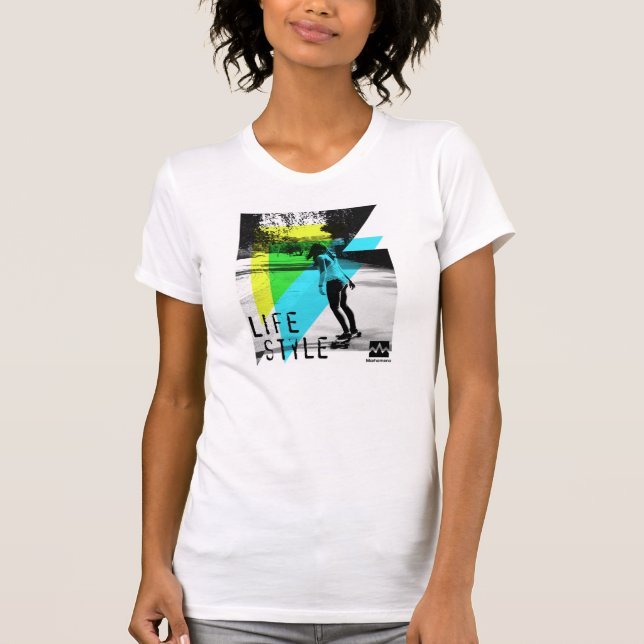 T-shirt Longboard sera girl (Devant)