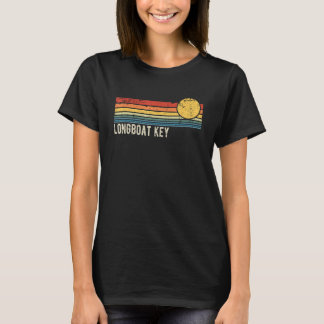 T-shirt Longboat Key Floride Retro Sunset Style détendu