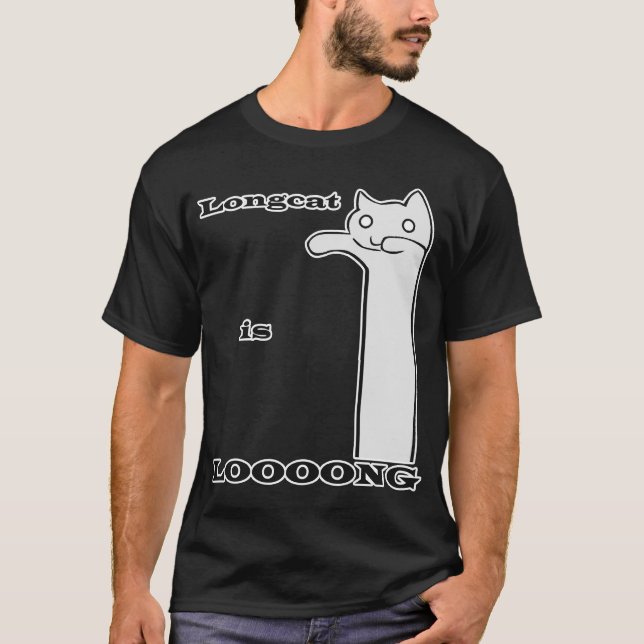 T-shirt Longcat est long (Devant)