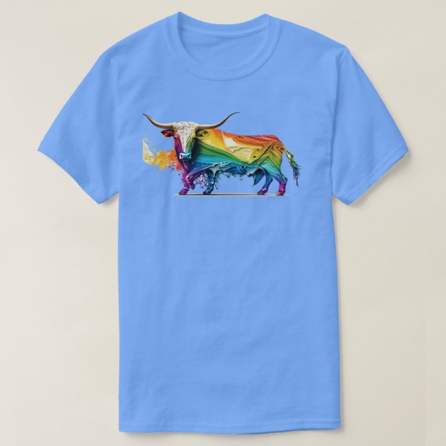 T-shirt Longhorn Bull (Design devant)