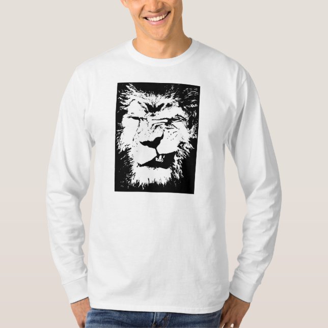 T-shirt Longsleeve fou de lion (Devant)