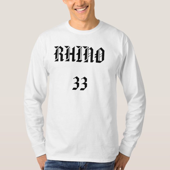 T-shirt Longsleve de RHINOCÉROS (Devant)