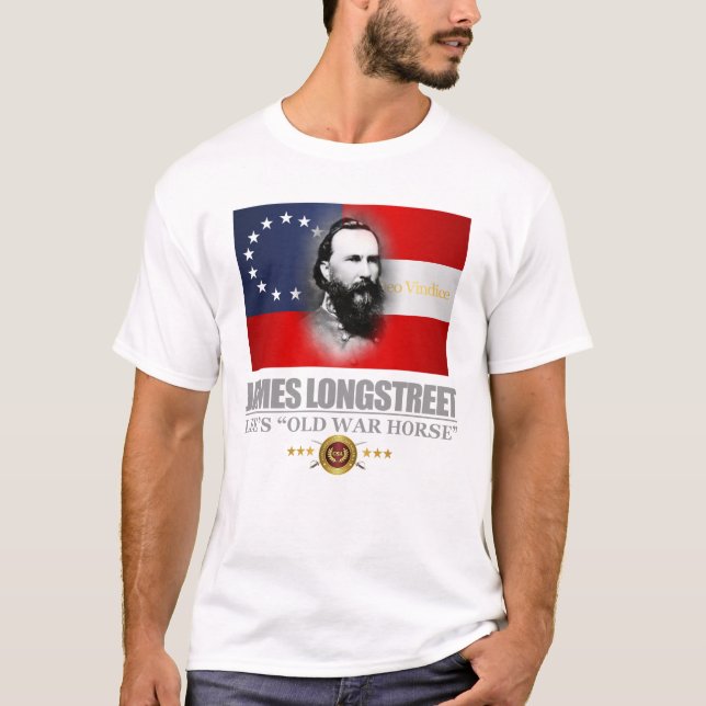 T-shirt Longstreet (patriote du sud) (Devant)