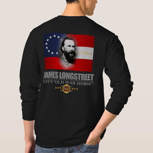 T-shirt Longstreet (patriote du sud) (Dos)