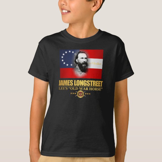 T-shirt Longstreet (patriote du sud) (Devant)