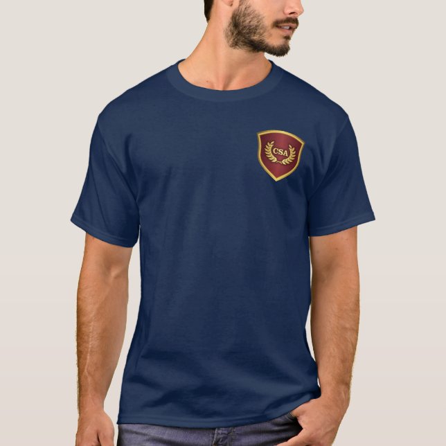 T-shirt Longstreet (patriote du sud) (Devant)