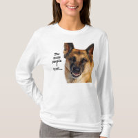 T-shirt longtemps gainé allemand de berger