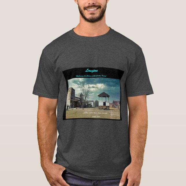 T-shirt Longton Embrassant le charme du comté d'Elk (Devant)