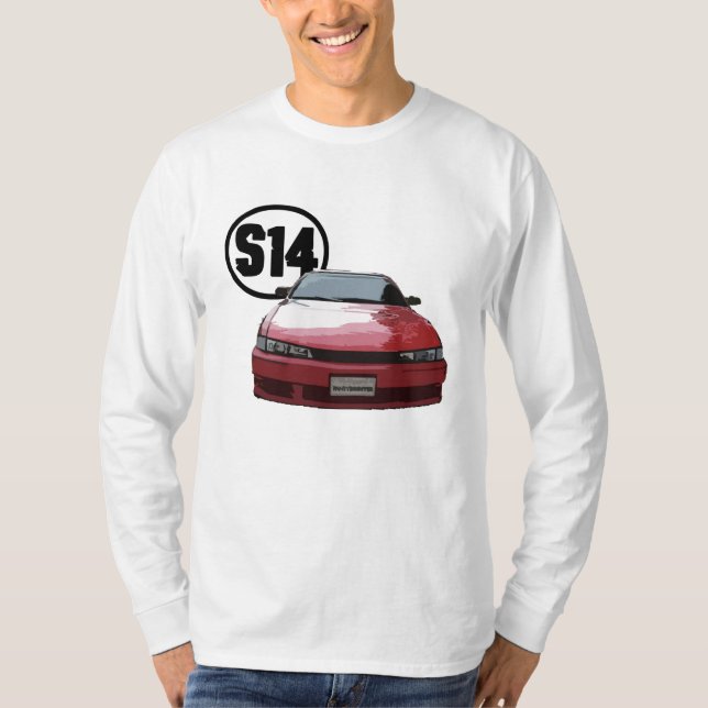 T-shirt Longue chemise avant de la douille S14 (Devant)