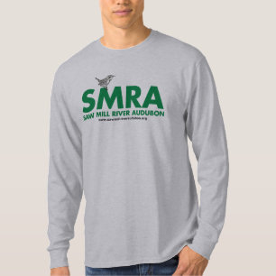 T-shirt Longue chemise de douille avec le logo de Saw Mill