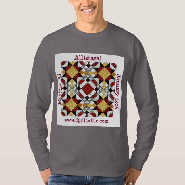 T-shirt Longue chemise de douille d'Allietare (Devant)