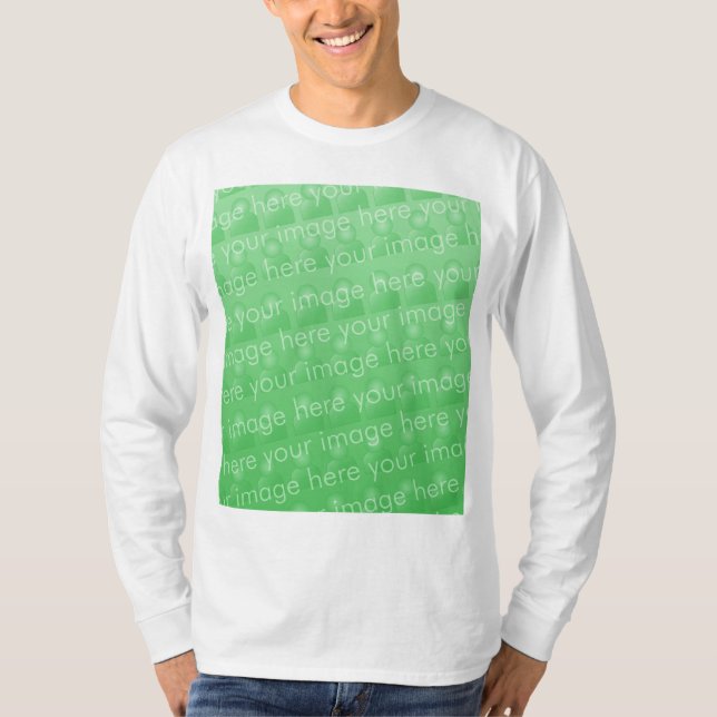 T-shirt Longue douille d'habillement américain (adaptée) (Devant)