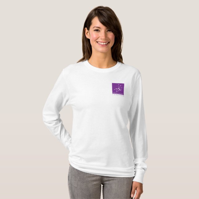 T-shirt Longue douille T de sept soeurs ensemble (Devant entier)