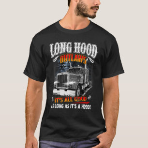 T-shirt Longue Hood Outlaw Trucker Truck Drivers