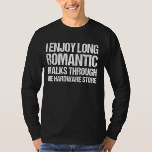 T-shirt Longue Marche Romantique à travers l'ingénierie de