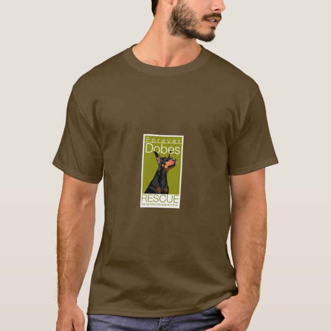 T-shirt Longue pièce en t/brun de douille (Devant)