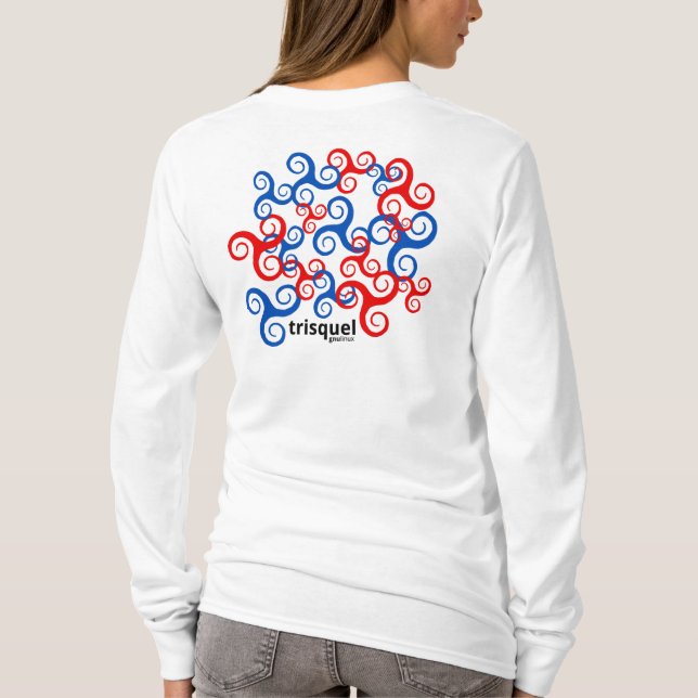 T-shirt Longue pièce en t de douille (Dos)