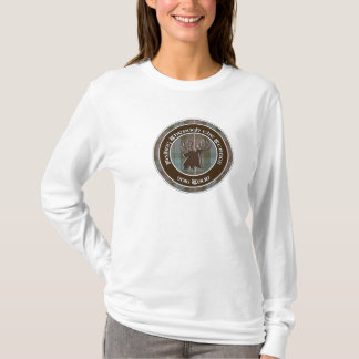 T-shirt Longue pièce en t de douille avec le logo de