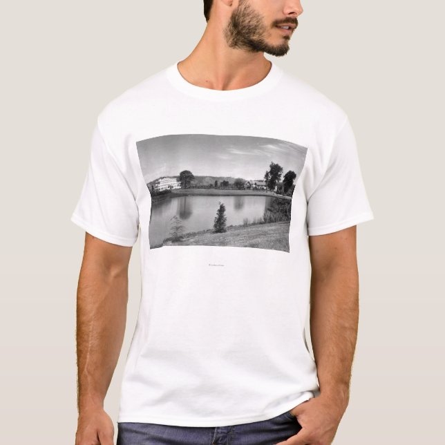 T-shirt Longview, photographie de Sacajawea de lac view de (Devant)