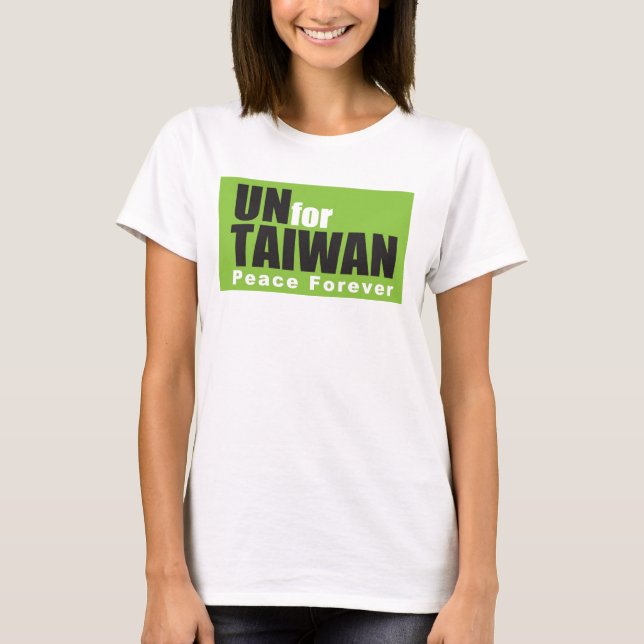 T-shirt L'ONU pour TAÏWAN (Devant)