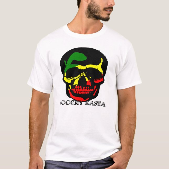 T-SHIRT LOOCKY RASTA (Devant)