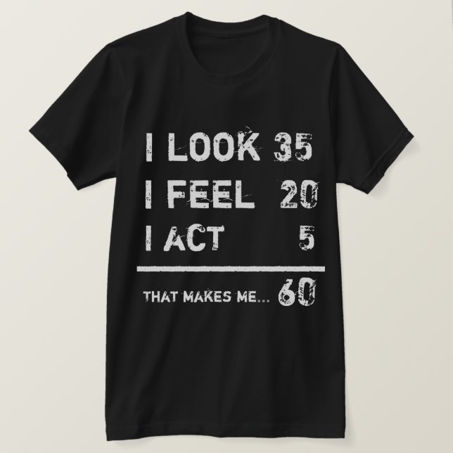 T-shirt Look Feel Act (Design devant)