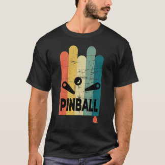 T-shirt look vintage rétro de pinball_1