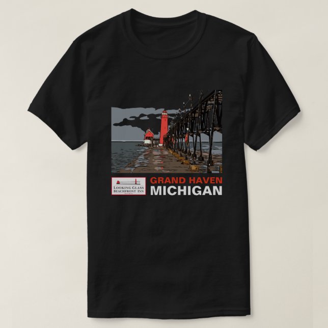 T-Shirt LOOKING GLASS (Design devant)
