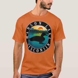 T-shirt Loon de Manson Lake Wisconsin