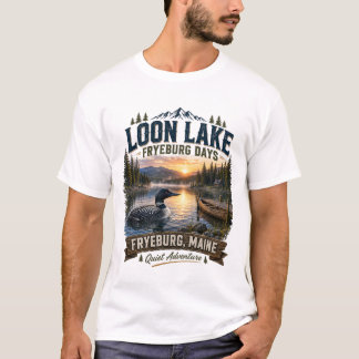 T-shirt Loon Lake Fryeburg Days pour adolescent