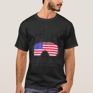 T-shirt Loon Mountain New Hampshire USA Ski Rétro