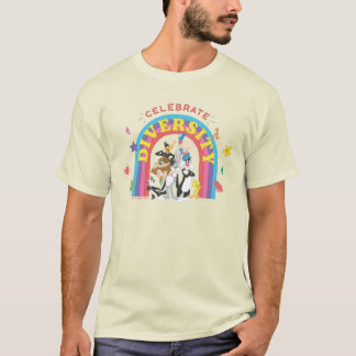 T-shirt LOONEY TUNES™ - Celebrate Diversity Pride Arc-en-c