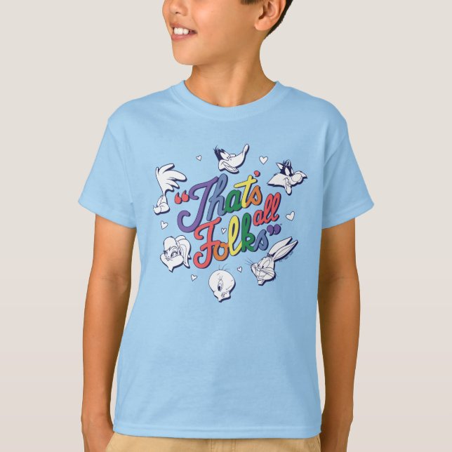 T-shirt LOONEY TUNES™ - C'est tout le monde ! Insigne de f (Devant)