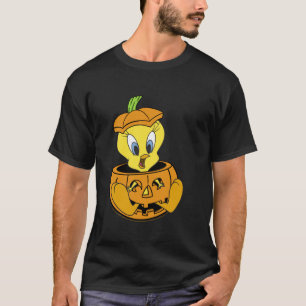 T-shirt Looney Tunes Halloween Tweety Bird Citrouille
