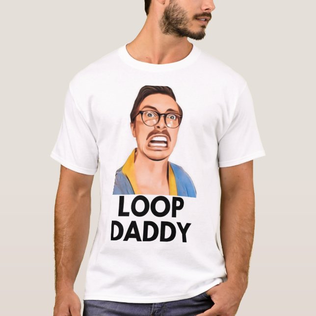 T-shirt Loop daddy - marc rebillet merle (Devant)