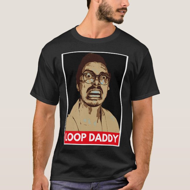 T-shirt Loop daddy - marc rebillet merle (Devant)