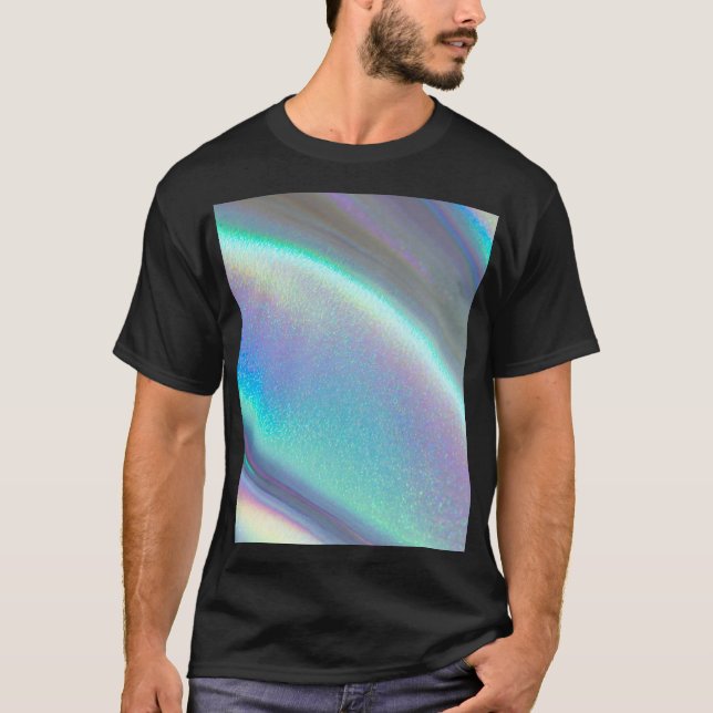 T-shirt L'Opale holographique brillante (Devant)