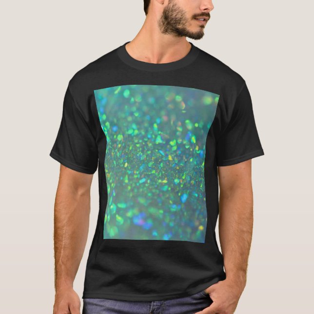 T-shirt L'Opale holographique brillante (Devant)