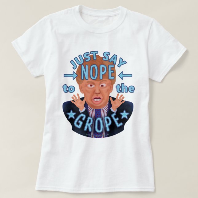 T-shirt L'opposition à Donald Trump lors des élections de  (Design devant)