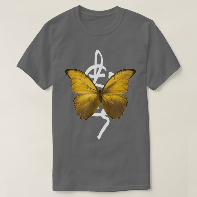 T-shirt L'or papillon peut être transformé (Design devant)