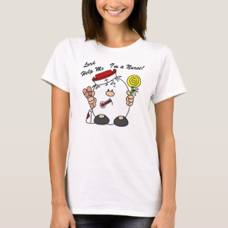 T-shirt Lord Aidez-moi Je suis infirmière