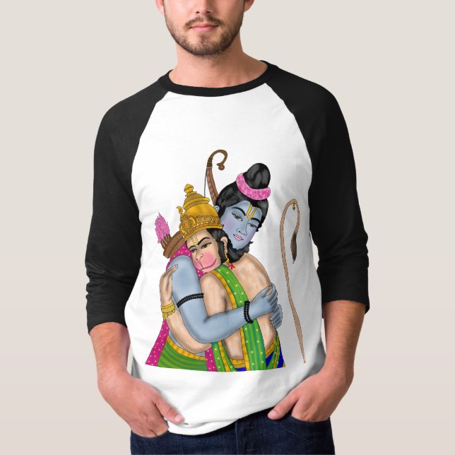 T-shirt Lord Rama et Hanuman  (Devant)