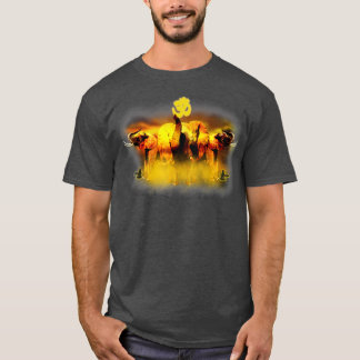 T-shirt Lord Shiva méditation spiritualité Yoga éléphant à