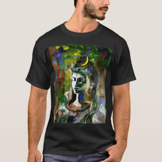 T-shirt Lord Shiva Peint Et