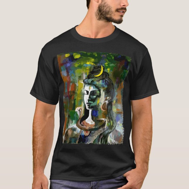 T-shirt Lord Shiva Peint Et (Devant)