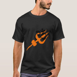 T-shirt Lord Shiva Trishul Et Om Spirituel