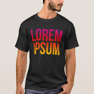 T-shirt Lorem Ipsum Cool Dummy Texte non logique Citation